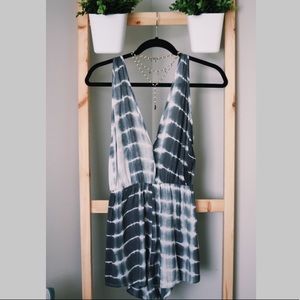 D-Squared Tye-Dye romper